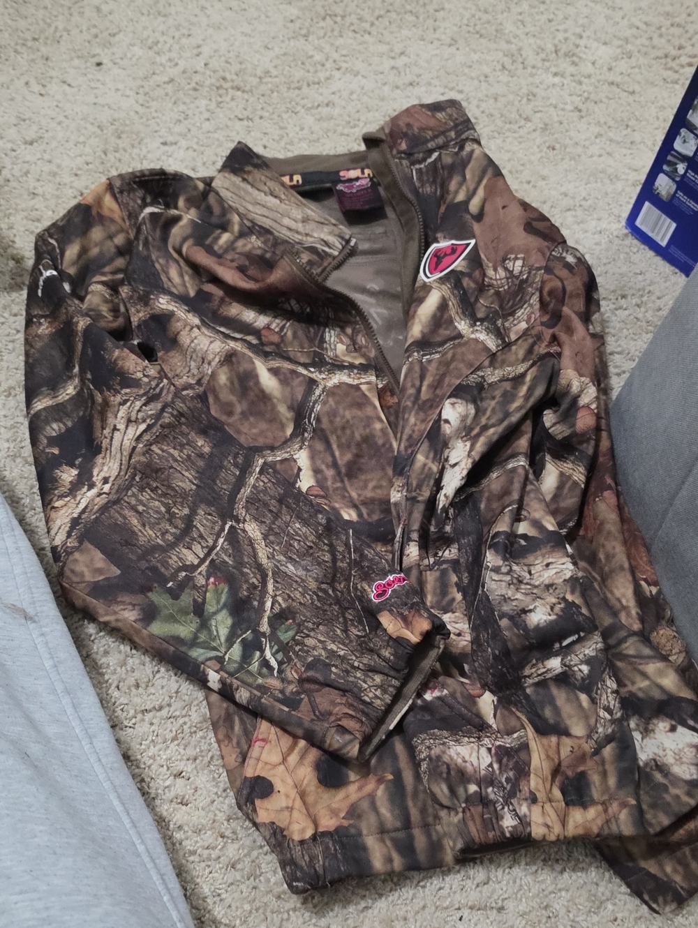 Women's Brown Camo Bomber Jacket